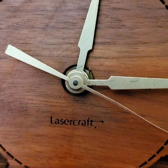 Lasercraft Wooden Walnut Clock Electric Towers - Picture 9 of 12